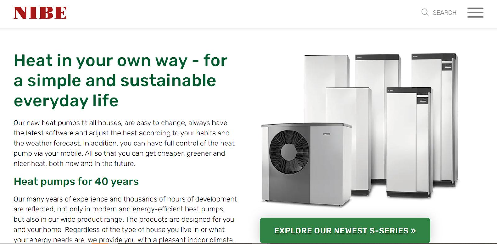 Best hot water heat pump brands in the UK full comparison guide with Sailax branding